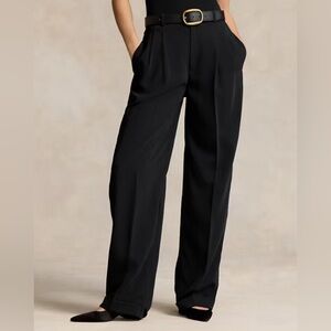 Ralph Lauren Pleated Straight-leg Pant